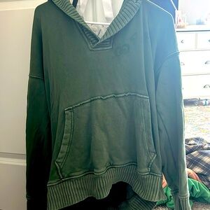 Aerie green hoodie size Medium